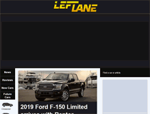 Tablet Screenshot of leftlanenews.com